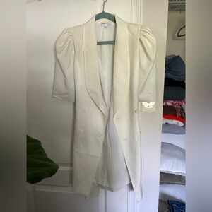 WORN ONCE White Blazer Dress